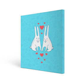 Холст квадратный с принтом Зай и зая в Курске, 100% ПВХ |  | 14 февраля | bear | love | teddy | валентин | влюбленный | зайчик | зая | заяц | любовь | милый | рисунок | сердечко | сердце