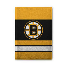 Обложка для автодокументов с принтом Boston Bruins в Курске, натуральная кожа |  размер 19,9*13 см; внутри 4 больших “конверта” для документов и один маленький отдел — туда идеально встанут права | boston bruins | hockey | nhl | нхл | спорт | хоккей