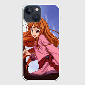 Чехол для iPhone 13 mini с принтом Волчица и Пряности 1 в Курске,  |  | anime | okami to koshinryo | оками