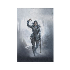 Обложка для паспорта матовая кожа с принтом Rise of the Tomb Raider в Курске, натуральная матовая кожа | размер 19,3 х 13,7 см; прозрачные пластиковые крепления | Тематика изображения на принте: rise of the tomb raider | tomb raider | райдер | том райдер