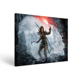 Холст прямоугольный с принтом Rise of the Tomb Raider в Курске, 100% ПВХ |  | rise of the tomb raider | tomb raider | райдер | том райдер