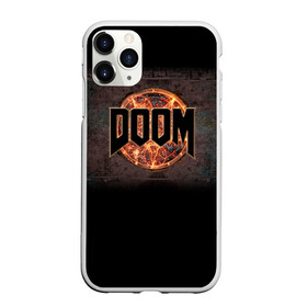 Чехол для iPhone 11 Pro матовый с принтом Doom в Курске, Силикон |  | doom | game | гибель | дум | игра | игры | обреченность | шутер