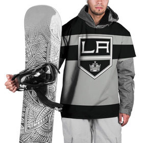 Накидка на куртку 3D с принтом Los Angeles Kings в Курске, 100% полиэстер |  | hockey | los angeles kings | nhl | нхл | спорт | хоккей