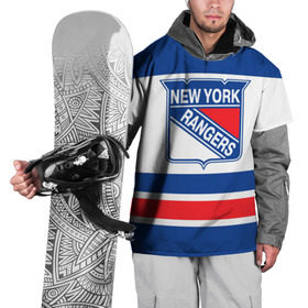 Накидка на куртку 3D с принтом New York Rangers в Курске, 100% полиэстер |  | hockey | new york rangers | nhl | нхл | спорт | хоккей