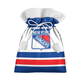 Подарочный 3D мешок с принтом New York Rangers в Курске, 100% полиэстер | Размер: 29*39 см | Тематика изображения на принте: hockey | new york rangers | nhl | нхл | спорт | хоккей