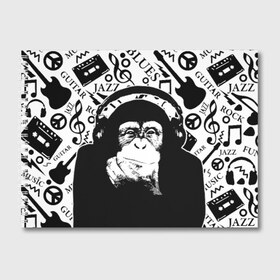 Альбом для рисования с принтом Шимпанзе в наушниках в Курске, 100% бумага
 | матовая бумага, плотность 200 мг. | Тематика изображения на принте: джаз | музыка | обезьяна | рок | шимпанзе в наущниках