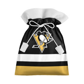 Подарочный 3D мешок с принтом Pittsburgh Penguins в Курске, 100% полиэстер | Размер: 29*39 см | Тематика изображения на принте: hockey | nhl | pittsburgh penguins | нхл | хоккей