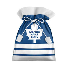 Подарочный 3D мешок с принтом Toronto Maple Leafs в Курске, 100% полиэстер | Размер: 29*39 см | Тематика изображения на принте: hockey | nhl | toronto maple leafs | нхл | хоккей