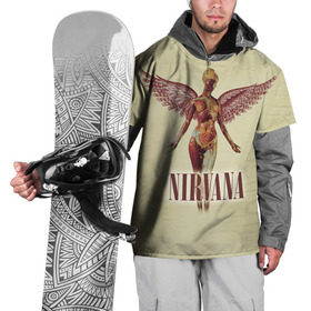 Накидка на куртку 3D с принтом Nirvana в Курске, 100% полиэстер |  | Тематика изображения на принте: cobain | curt | nirvana | rock | группа | кобейн | курт | нирвана | рок