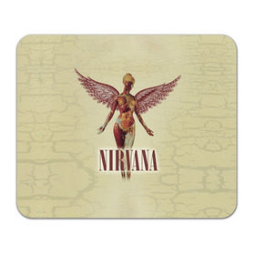 Коврик прямоугольный с принтом Nirvana в Курске, натуральный каучук | размер 230 х 185 мм; запечатка лицевой стороны | cobain | curt | nirvana | rock | группа | кобейн | курт | нирвана | рок