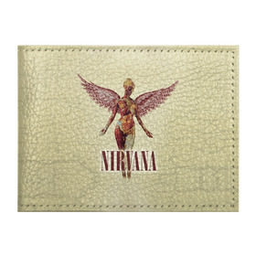 Обложка для студенческого билета с принтом Nirvana в Курске, натуральная кожа | Размер: 11*8 см; Печать на всей внешней стороне | cobain | curt | nirvana | rock | группа | кобейн | курт | нирвана | рок
