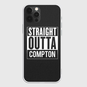 Чехол для iPhone 12 Pro Max с принтом Straight Outta Compton в Курске, Силикон |  | Тематика изображения на принте: compton | n.w.a. | nwa | outta | straight | голос улиц
