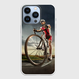 Чехол для iPhone 13 Pro с принтом Велогонщик в Курске,  |  | extreme | вело | велосипед | шоссейный велосипед | экстрим