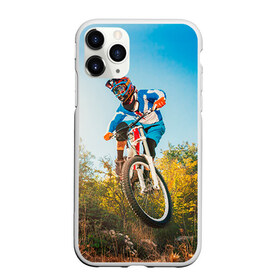 Чехол для iPhone 11 Pro матовый с принтом МТБ в Курске, Силикон |  | Тематика изображения на принте: extreme | вело | велосипед | маунтинбайк | мтб | экстрим