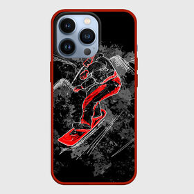 Чехол для iPhone 13 Pro с принтом Сноубордист в Курске,  |  | extreme | snowboard | сноуборд | сноубордист | экстрим