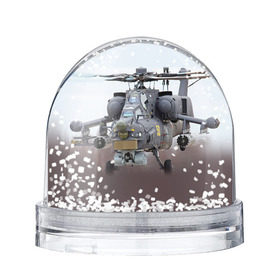 Снежный шар с принтом МИ 28 в Курске, Пластик | Изображение внутри шара печатается на глянцевой фотобумаге с двух сторон | Тематика изображения на принте: авиация | армия | боевой | ввс | вертолет | военная техника | ми 28 | ночной охотник | ударный