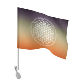 Флаг для автомобиля с принтом Bring Me The Horizon в Курске, 100% полиэстер | Размер: 30*21 см | bmth | bring me the horizon | hardcore