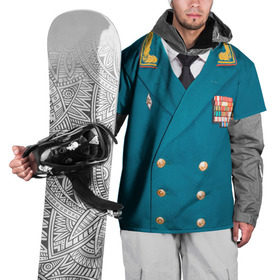Накидка на куртку 3D с принтом Китель в Курске, 100% полиэстер |  | 23 февраля | армия | защитник | китель | муднир | мужской праздник | мужчине | одежда | отечества | подарок