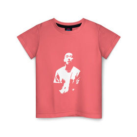 Детская футболка хлопок с принтом Скриптонит в Курске, 100% хлопок | круглый вырез горловины, полуприлегающий силуэт, длина до линии бедер | Тематика изображения на принте: баста