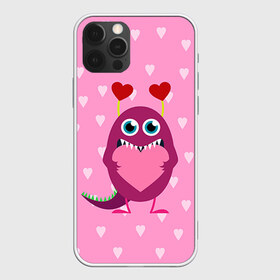 Чехол для iPhone 12 Pro Max с принтом Чудик с сердцем в Курске, Силикон |  | 14 февраля | love | валентин | влюбленные | любовь | сердечко | сердце | чудик