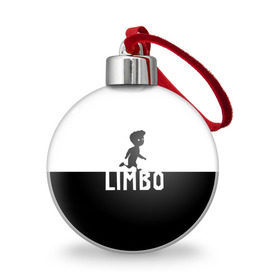 Ёлочный шар с принтом Limbo в Курске, Пластик | Диаметр: 77 мм | limbo | игра | лимбо | мальчик