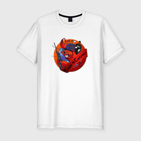 Мужская футболка премиум с принтом Рак MLG в Курске, 92% хлопок, 8% лайкра | приталенный силуэт, круглый вырез ворота, длина до линии бедра, короткий рукав | cancer | mlg | рак