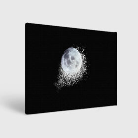 Холст прямоугольный с принтом Луна в Курске, 100% ПВХ |  | Тематика изображения на принте: moon | sky | луна | небо