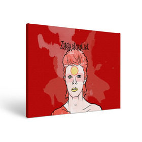 Холст прямоугольный с принтом Ziggy Stardust в Курске, 100% ПВХ |  | Тематика изображения на принте: bowie | david | ziggy stardust | боуи | дэвид | музыкант | певец | рок