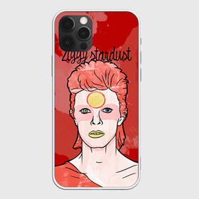 Чехол для iPhone 12 Pro Max с принтом Ziggy Stardust в Курске, Силикон |  | bowie | david | ziggy stardust | боуи | дэвид | музыкант | певец | рок