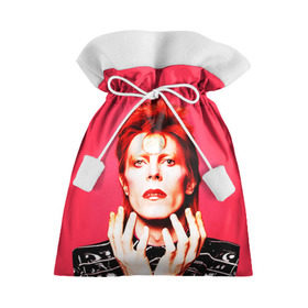 Подарочный 3D мешок с принтом Ziggy Stardust в Курске, 100% полиэстер | Размер: 29*39 см | Тематика изображения на принте: bowie | david | ziggy stardust | боуи | дэвид | музыкант | певец | рок