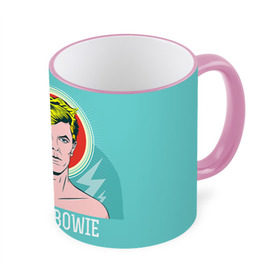 Кружка 3D с принтом David Bowie в Курске, керамика | ёмкость 330 мл | Тематика изображения на принте: bowie | david | боуи | дэвид | музыкант | певец | рок