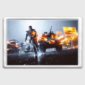 Магнит 45*70 с принтом Battlefield 4 в Курске, Пластик | Размер: 78*52 мм; Размер печати: 70*45 | 