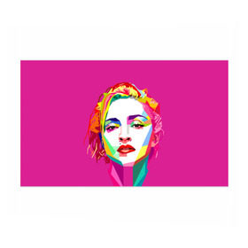 Бумага для упаковки 3D с принтом Мадонна в Курске, пластик и полированная сталь | круглая форма, металлическое крепление в виде кольца | искусство | мадонна | певица | поп арт