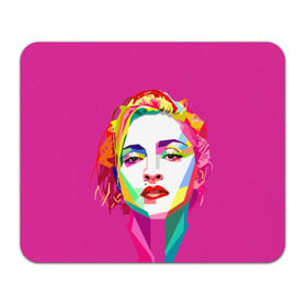 Коврик прямоугольный с принтом Мадонна в Курске, натуральный каучук | размер 230 х 185 мм; запечатка лицевой стороны | искусство | мадонна | певица | поп арт