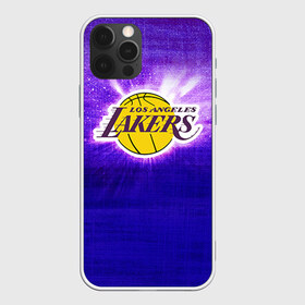 Чехол для iPhone 12 Pro Max с принтом Los Angeles Lakers в Курске, Силикон |  | basketball | la | lakers | los angeles | nba | баскет | баскетбол | баскетбольный | лейкерс | нба | спорт