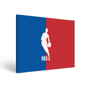 Холст прямоугольный с принтом Эмблема NBA в Курске, 100% ПВХ |  | basketball | nba | баскет | баскетбол | баскетбольный | нба | спорт | эмблема