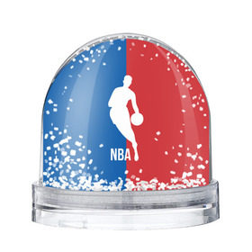 Снежный шар с принтом Эмблема NBA в Курске, Пластик | Изображение внутри шара печатается на глянцевой фотобумаге с двух сторон | basketball | nba | баскет | баскетбол | баскетбольный | нба | спорт | эмблема