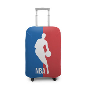 Чехол для чемодана 3D с принтом Эмблема NBA в Курске, 86% полиэфир, 14% спандекс | двустороннее нанесение принта, прорези для ручек и колес | basketball | nba | баскет | баскетбол | баскетбольный | нба | спорт | эмблема