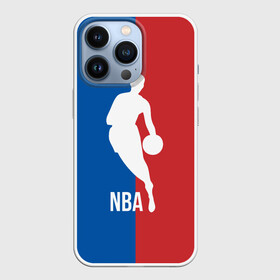 Чехол для iPhone 13 Pro с принтом Эмблема NBA в Курске,  |  | Тематика изображения на принте: basketball | nba | баскет | баскетбол | баскетбольный | нба | спорт | эмблема