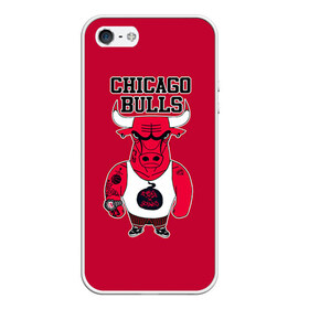 Чехол для iPhone 5/5S матовый с принтом Chicago bulls в Курске, Силикон | Область печати: задняя сторона чехла, без боковых панелей | basketball | chicago | chicago bulls | nba | баскет | баскетбол | баскетбольный | булс | нба | спорт | чикаго | чикаго булс