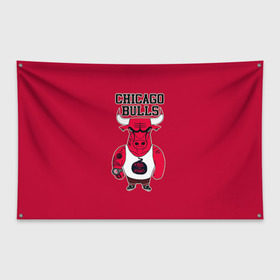 Флаг-баннер с принтом Chicago bulls в Курске, 100% полиэстер | размер 67 х 109 см, плотность ткани — 95 г/м2; по краям флага есть четыре люверса для крепления | basketball | chicago | chicago bulls | nba | баскет | баскетбол | баскетбольный | булс | нба | спорт | чикаго | чикаго булс