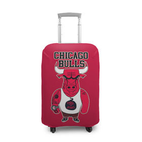 Чехол для чемодана 3D с принтом Chicago bulls в Курске, 86% полиэфир, 14% спандекс | двустороннее нанесение принта, прорези для ручек и колес | basketball | chicago | chicago bulls | nba | баскет | баскетбол | баскетбольный | булс | нба | спорт | чикаго | чикаго булс