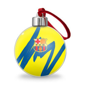 Ёлочный шар с принтом Барселона в Курске, Пластик | Диаметр: 77 мм | barcelona | fcb | барса | барселона | футбол