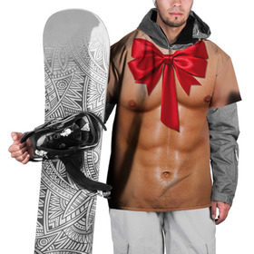 Накидка на куртку 3D с принтом Твой подарок в Курске, 100% полиэстер |  | body | man body
подарок | бант | голое тело | идеальное | мужское тело | подарок жене | подарок мужу | пресс | спорт | тело | торс