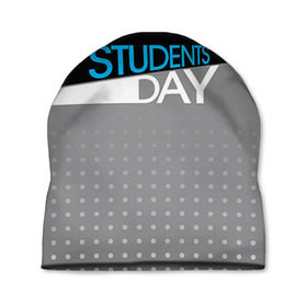 Шапка 3D с принтом День студента в Курске, 100% полиэстер | универсальный размер, печать по всей поверхности изделия | Тематика изображения на принте: student | день студента | студент | студенчество | татьянин день | универ