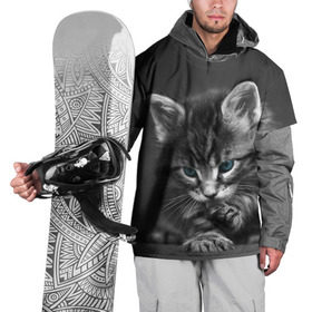 Накидка на куртку 3D с принтом Котенок в Курске, 100% полиэстер |  | домашняя | животное | кот | котэ | кошка