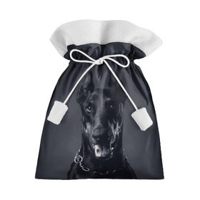 Подарочный 3D мешок с принтом Доберман в Курске, 100% полиэстер | Размер: 29*39 см | Тематика изображения на принте: доберман | животное | порода | собака