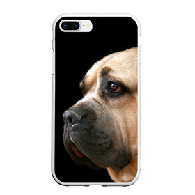 Чехол для iPhone 7Plus/8 Plus матовый с принтом Канне корсо в Курске, Силикон | Область печати: задняя сторона чехла, без боковых панелей | Тематика изображения на принте: животное | канне корсо | порода | собака
