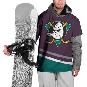 Накидка на куртку 3D с принтом Anaheim Ducks Selanne в Курске, 100% полиэстер |  | anaheim ducks | hockey | nhl | нхл | спорт | хоккей