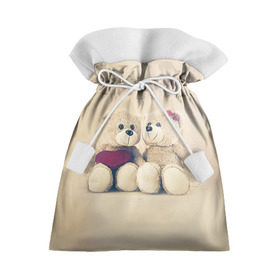 Подарочный 3D мешок с принтом Love teddy bears в Курске, 100% полиэстер | Размер: 29*39 см | 14 февраля | bears | teddy | валентин | день святого валентина | игрушки | медведи | милый | мимими | мишка | мишки | подарки | подарок | подарок девушке | подарок парню | тедди